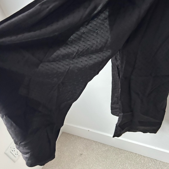 Saltwater luxe black stars robe waisted kimono style black - Picture 11 of 14